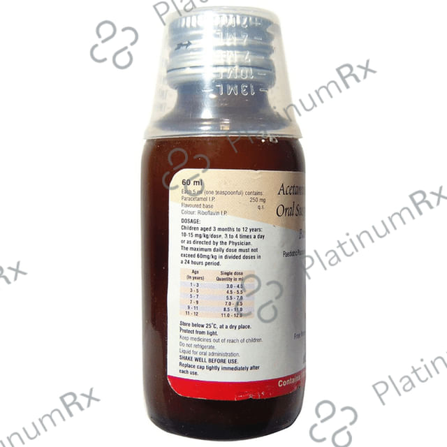 Babygesic 250mg Syrup 60ml