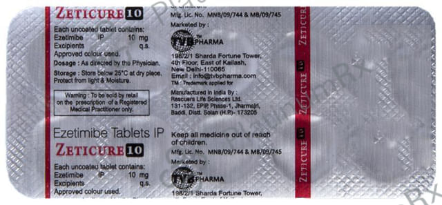 Zeticure 10mg Tablet 10s