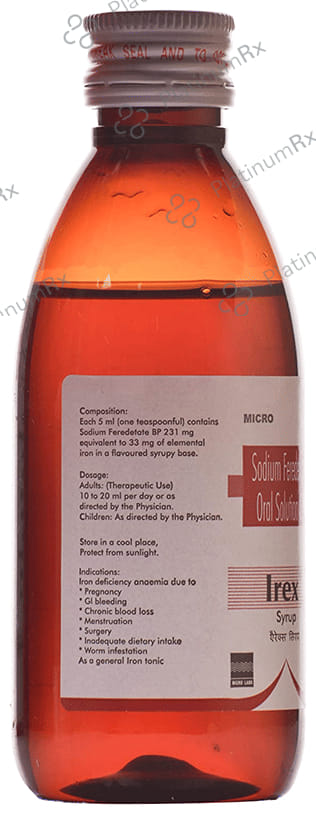 Irex 33mg Syrup 150ml