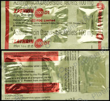 Zathrin 100mg DT Tablet 3s