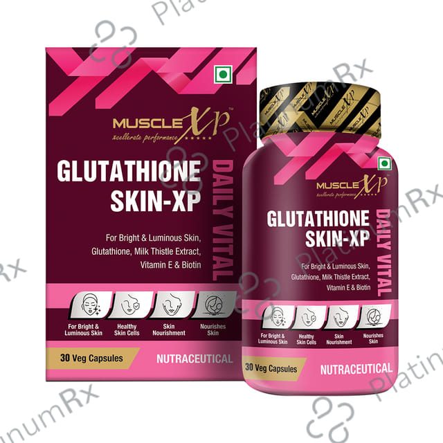 MuscleXP Glutathione Skin-XP Daily Vital Veg Capsule 30s