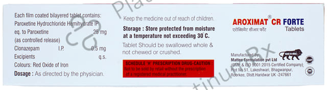 Aroximat CR 37.5mg Tablet 10s