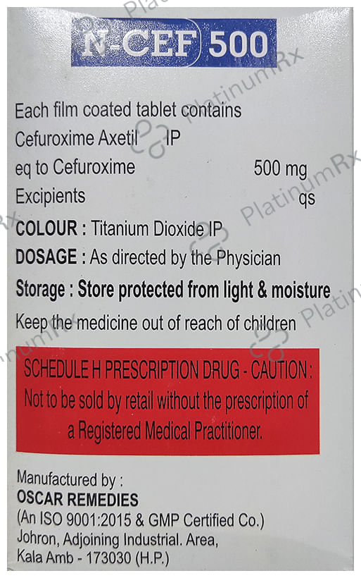 N-Cef 500 Tablet