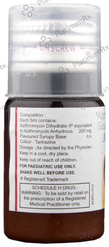 Azivent 200mg Rediuse Suspension 15ml
