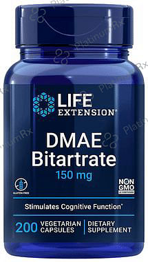 Life Extension DMAE Bitartrate 150mg Vegetarian Capsule