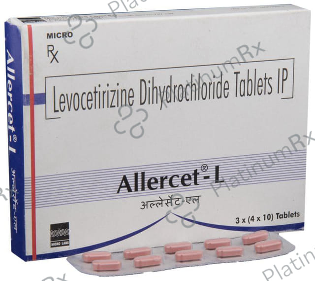 Allercet L 5mg Tablet 10s