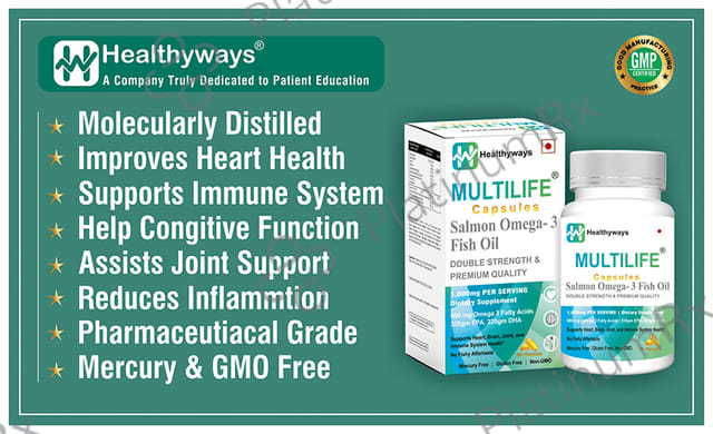 Multilife Salmon Omega 3 Fish Oil Double Strength Capsule 30s