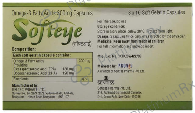 Softeye 300mg Capsule