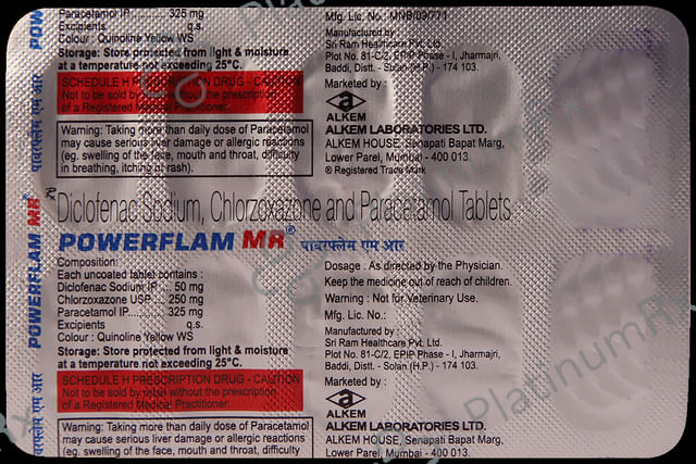 Powerflam 50mg Tablet MR 10s