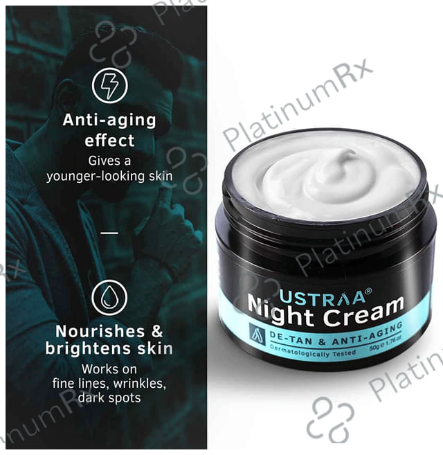 Ustraa Night Cream De-Tan & Anti-Aging
