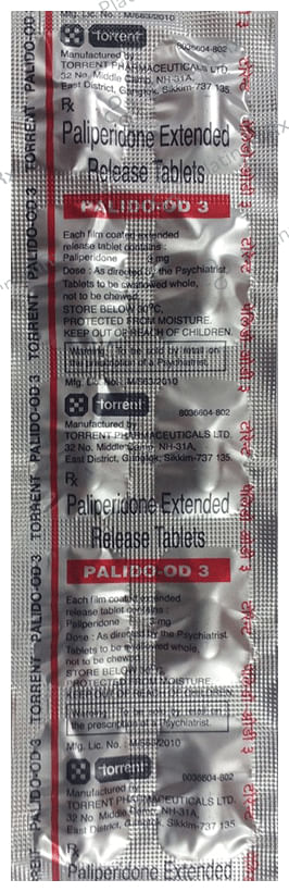 Palido-OD 3mg Tablet ER 10s