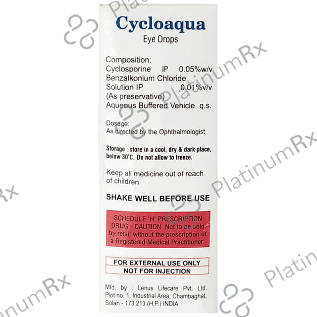 Cycloaqua Eye Drop