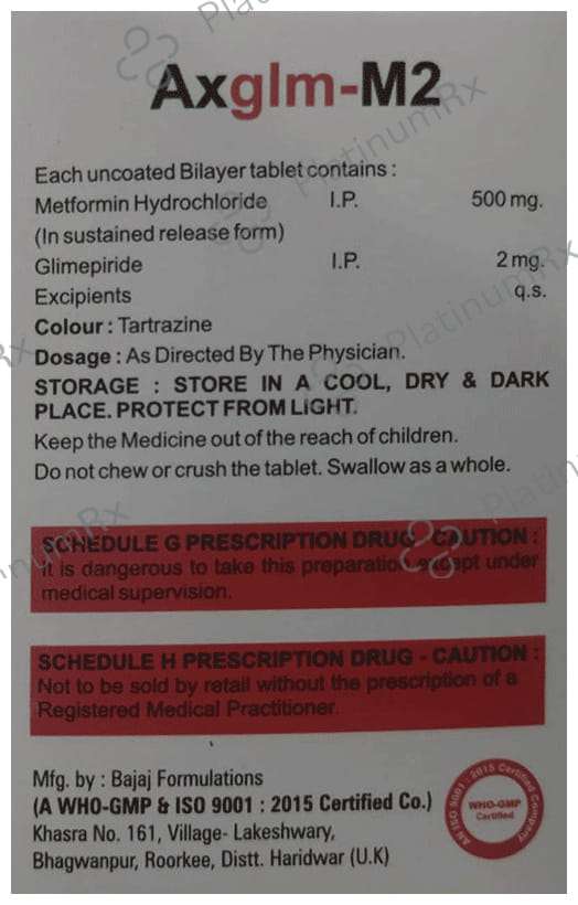 Axglm M2 Tablet SR 10s