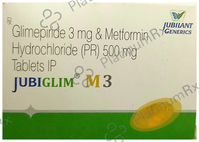 Jubiglim M 3 Tablet PR
