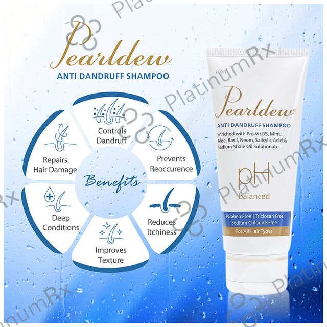 Pearldew Anti Dandruff Shampoo (100ml Each) 4 Tubes