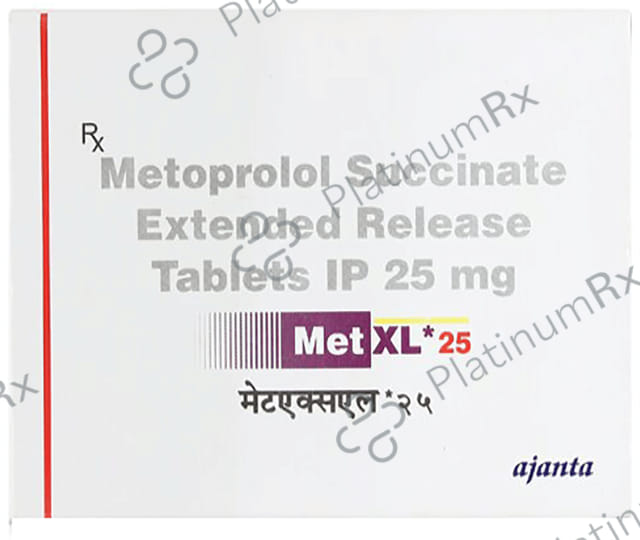 Met XL 25mg Tablet ER 20s