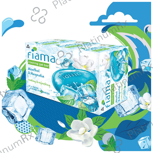 Fiama Menthol & Magnolia Cooling Gel Bar (125gm Each)