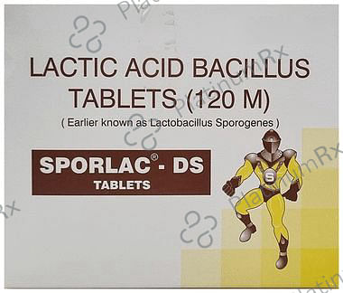 Sporlac DS 120M Tablet 20s