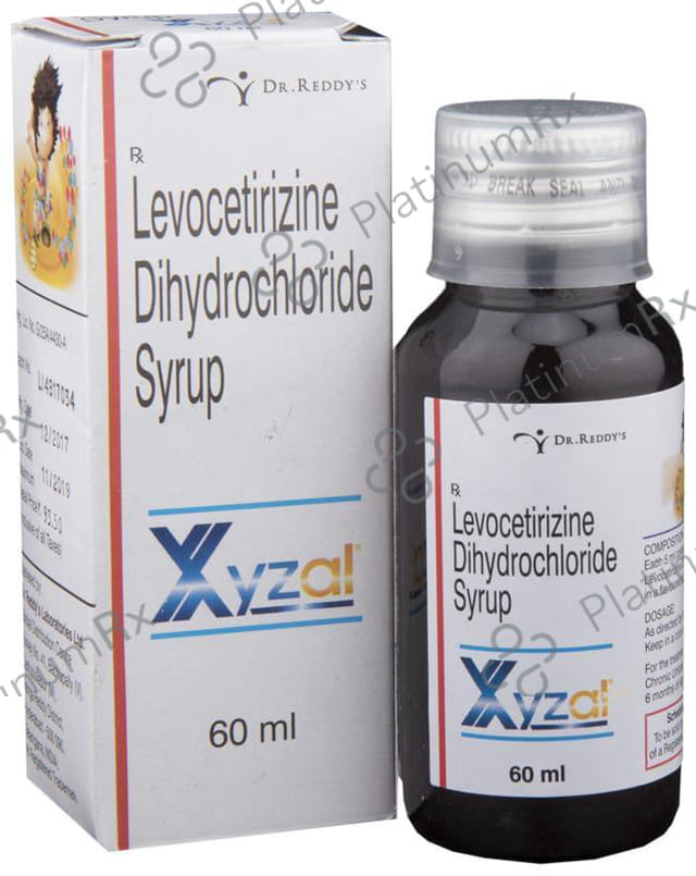 Xyzal 2.5mg Syrup 60ml