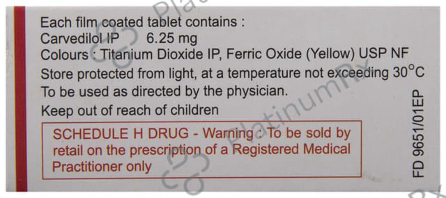 Carzec 6.25mg Tablet 10s