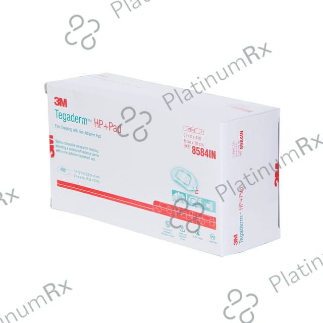 3M Tegaderm HP+ Pad Dressing 8584 6cm x 10cm 50 pad