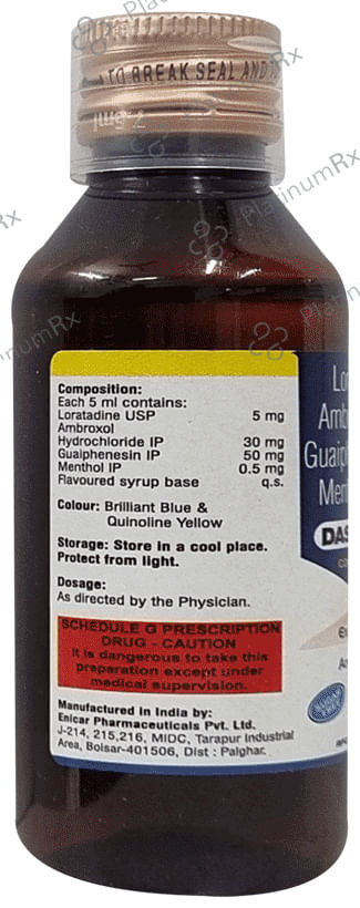 Daslin NF Syrup Sugar Free 100ml