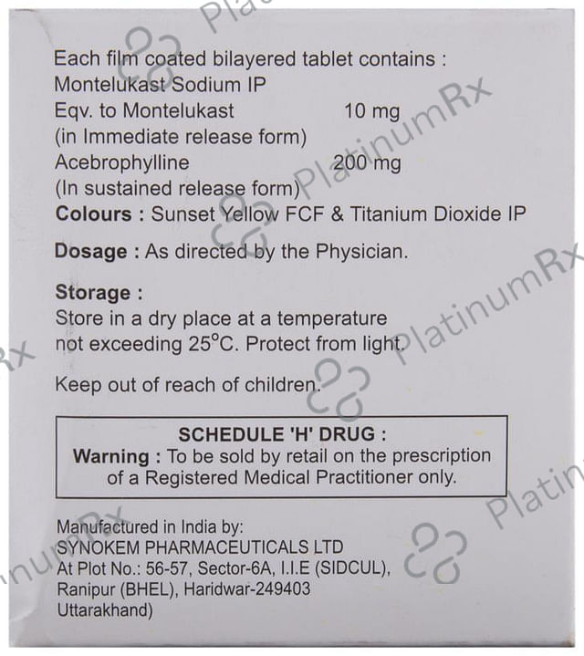 Oxybro Plus 200/10mg Tablet SR 10s