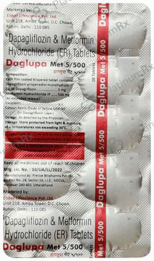 Daglupa Met 5/500 Tablet ER