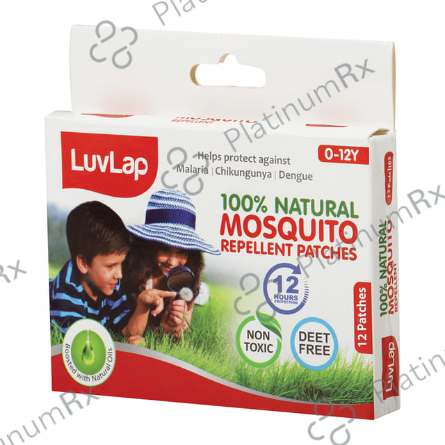 LuvLap 100% Natural Mosquito Repellent Patch 12 patches