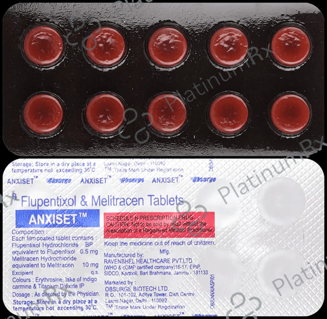 Anxiset 0.5mg/10mg Tablet