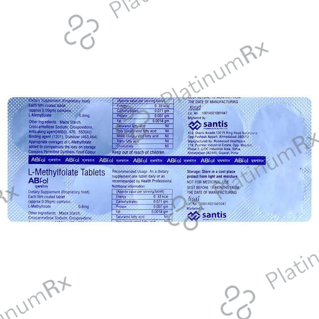 ABfol 800mcg Tablet 10s