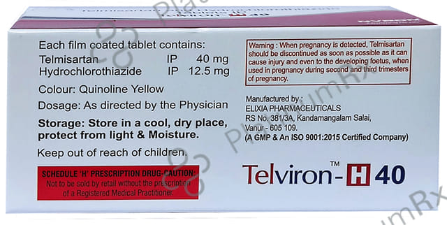 Telviron H 40mg/12.5mg Tablet