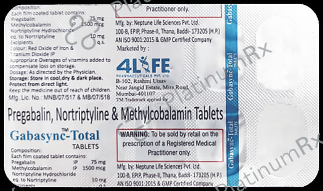 Gabasync Total Tablet 10s