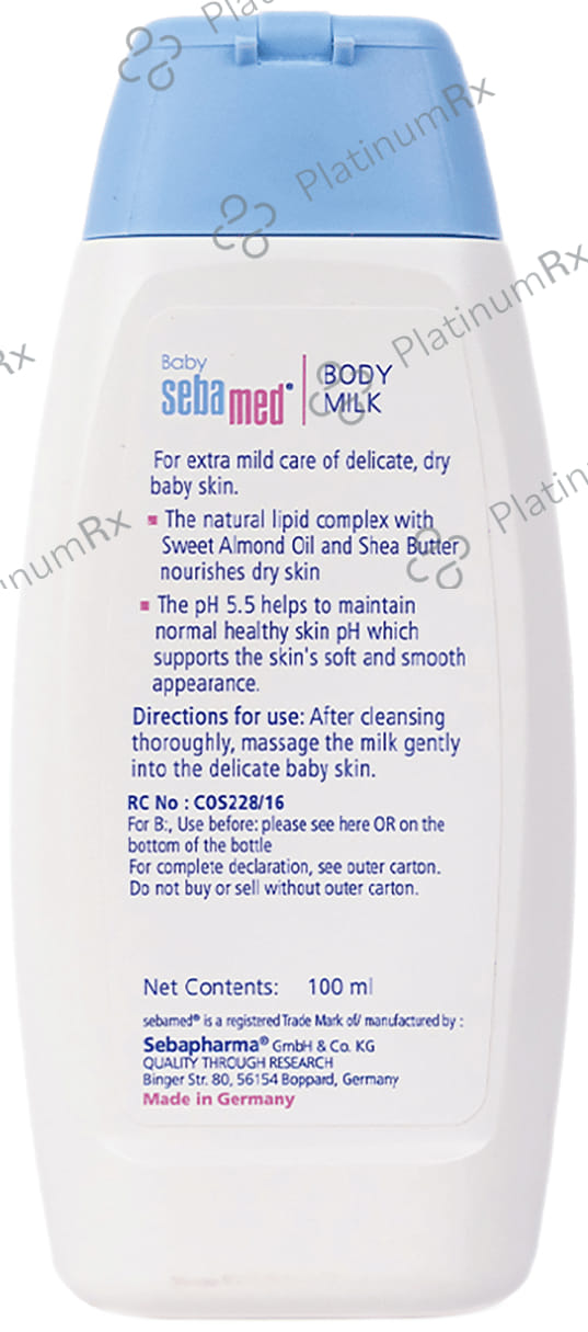 Sebamed Baby Body Milk Lotion 100 ml