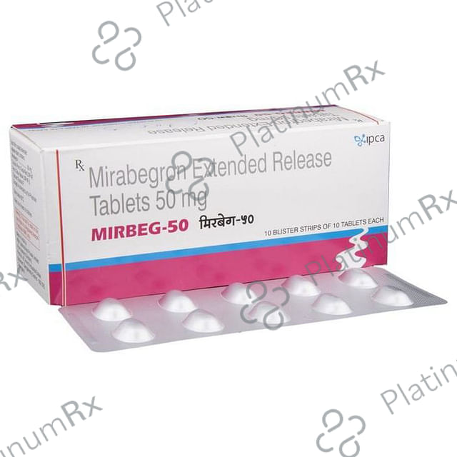 Mirbeg 50mg Tablet ER 10s