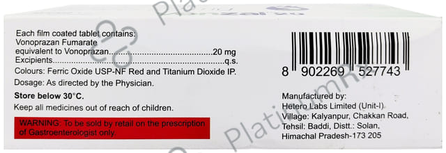 Vonzai 20mg Tablet 10s