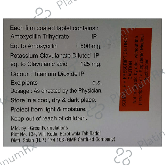 Janclav-CV 625 Tablet