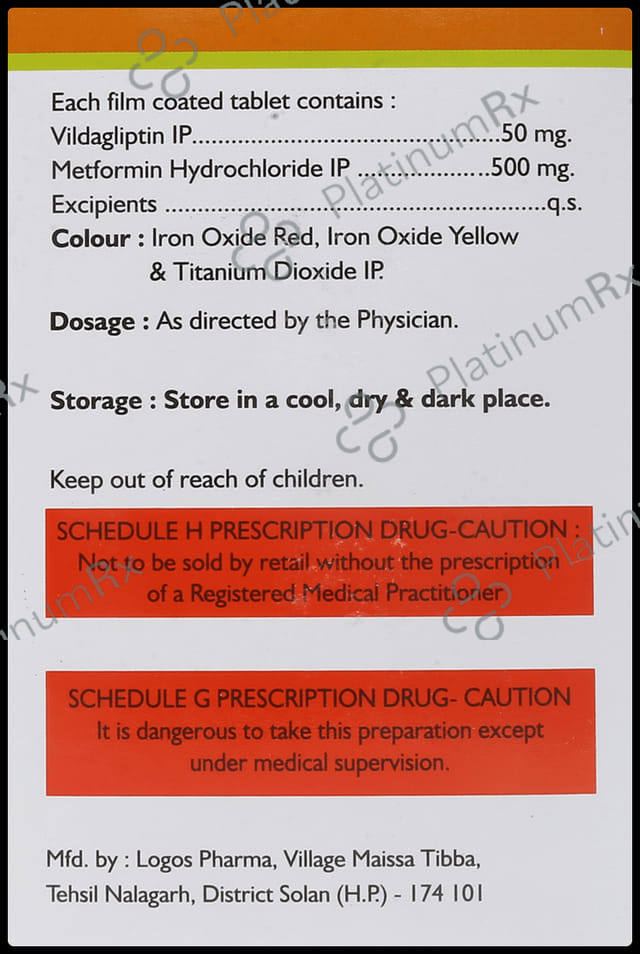 Vildact M 500/50mg Tablet 15s