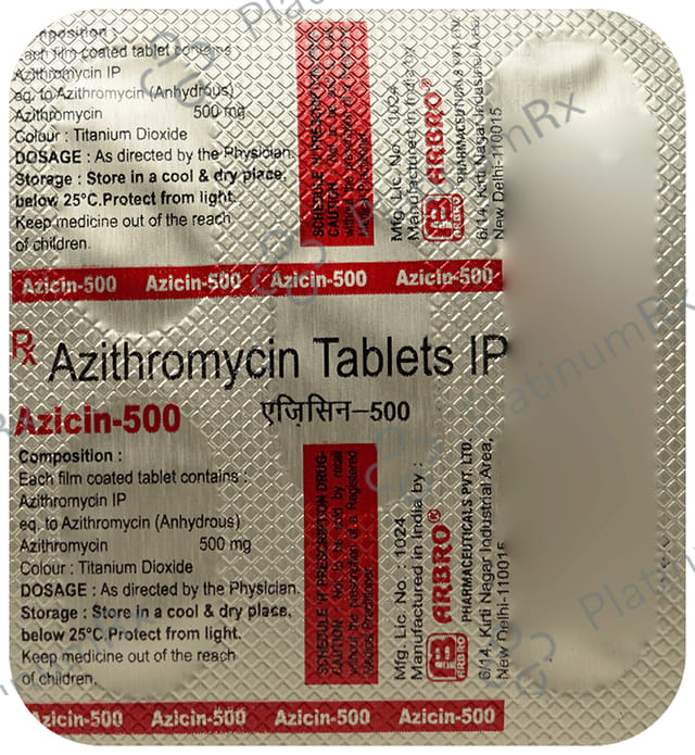 Azicin 500 Tablet 5 Tablet