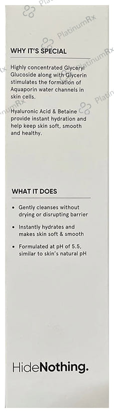Minimalist 05% Aquaporin Booster Cleanser Hydrates Skin 100ml
