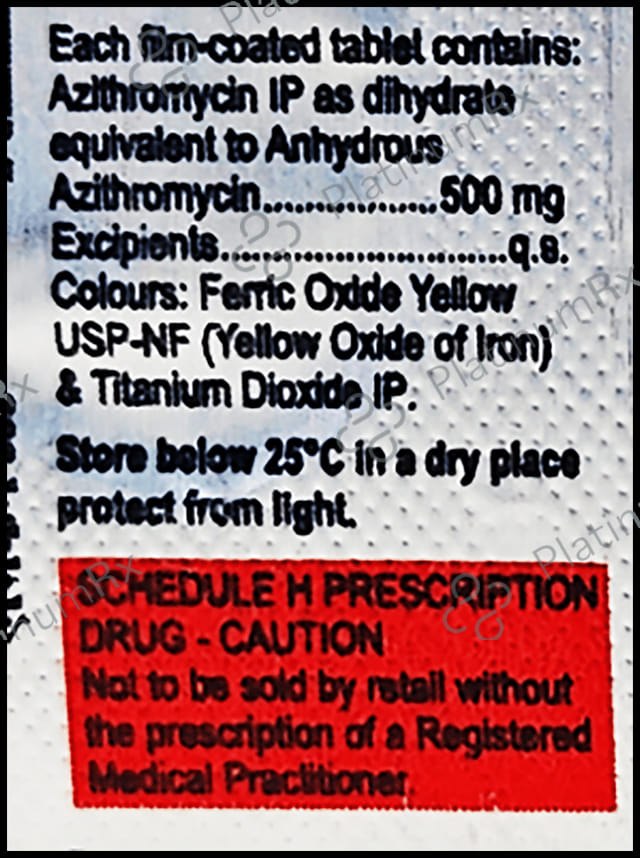 Azikem 500mg Tablet 3s (Synokem)