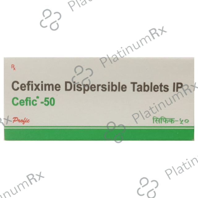 Cefic 50mg Tablet DT 10s