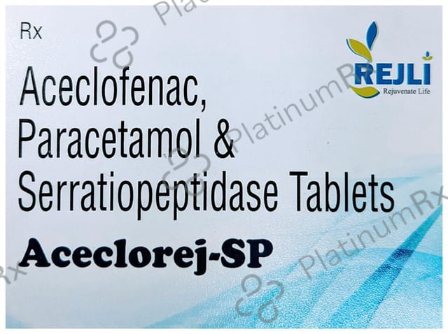 Aceclorej SP 100/325/15mg Tablet 10s