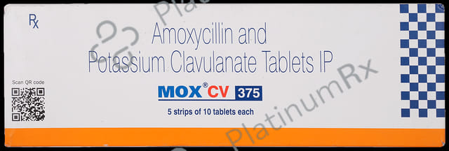 Mox CV 375mg Tablet 10s