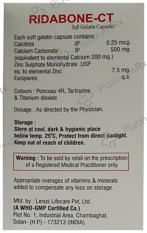 Ridabone-CT Soft Gelatin Capsule