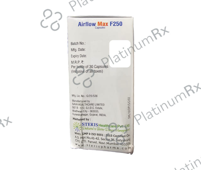 Airflow Max F 250/6mcg Capsule 30s