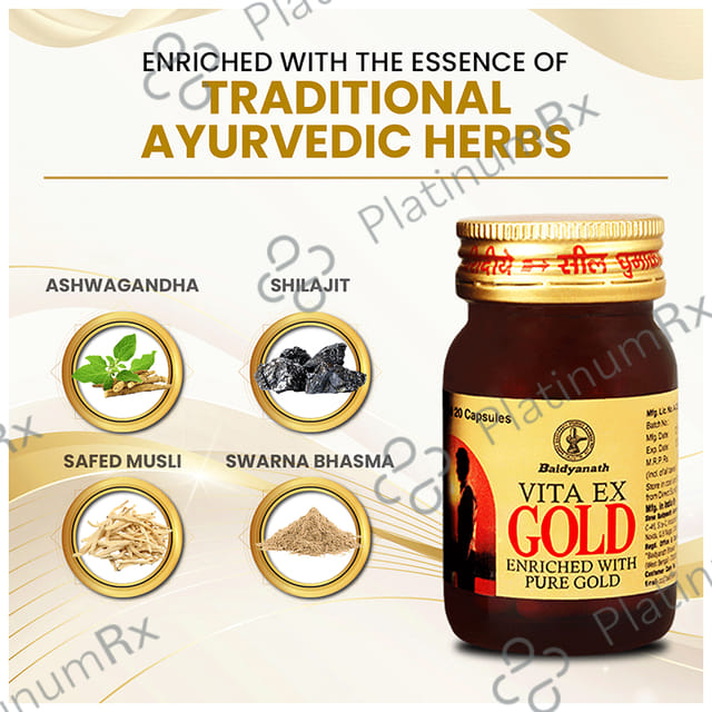 Baidyanath (Noida) Vita Ex Gold Capsule