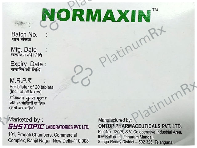 Normaxin Tablet 20s