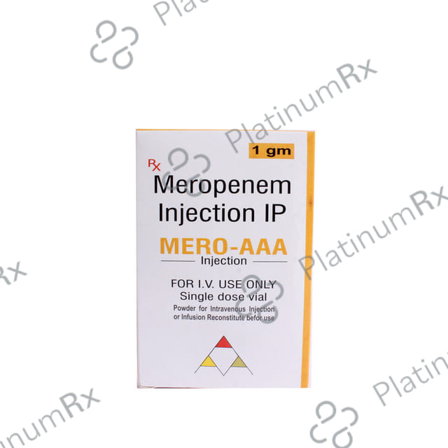 Mero Aaa 1000mg Injection 1s