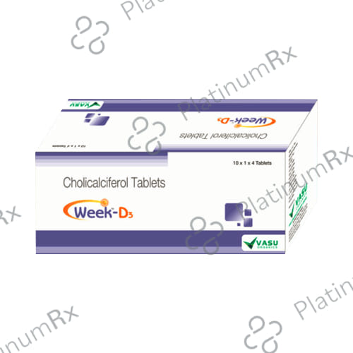 Week D3 60000IU Tablet 4s
